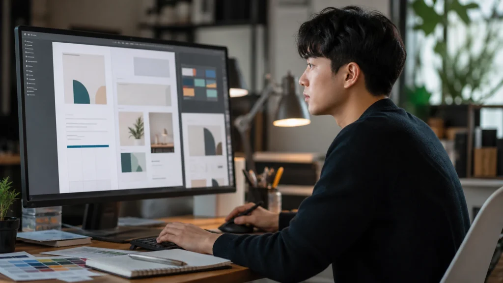 홈페이지형 블로그 디자인 대표 이미지